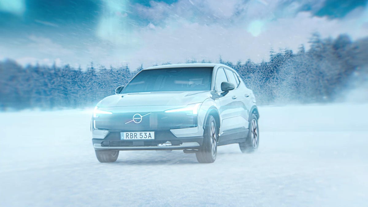 Volvo EX30 Cross Country-ის ტესტირება ექსტრემალურ ზამთრის პირობებში