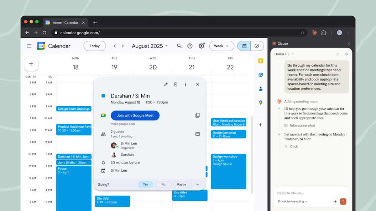 Anthropic-ის Claude Chrome პლაგინი ყველა ფასიანი მომხმარებლისთვის ხელმისაწვდომია