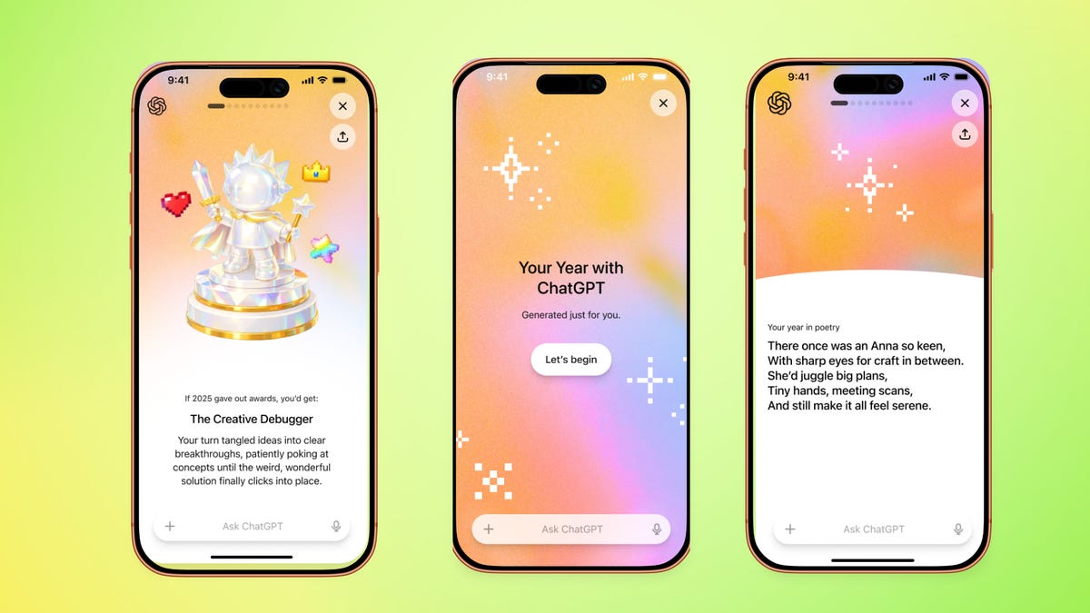 OpenAI-მ ChatGPT-ის მომხმარებლებისთვის წლიური მიმოხილვა გაუშვა