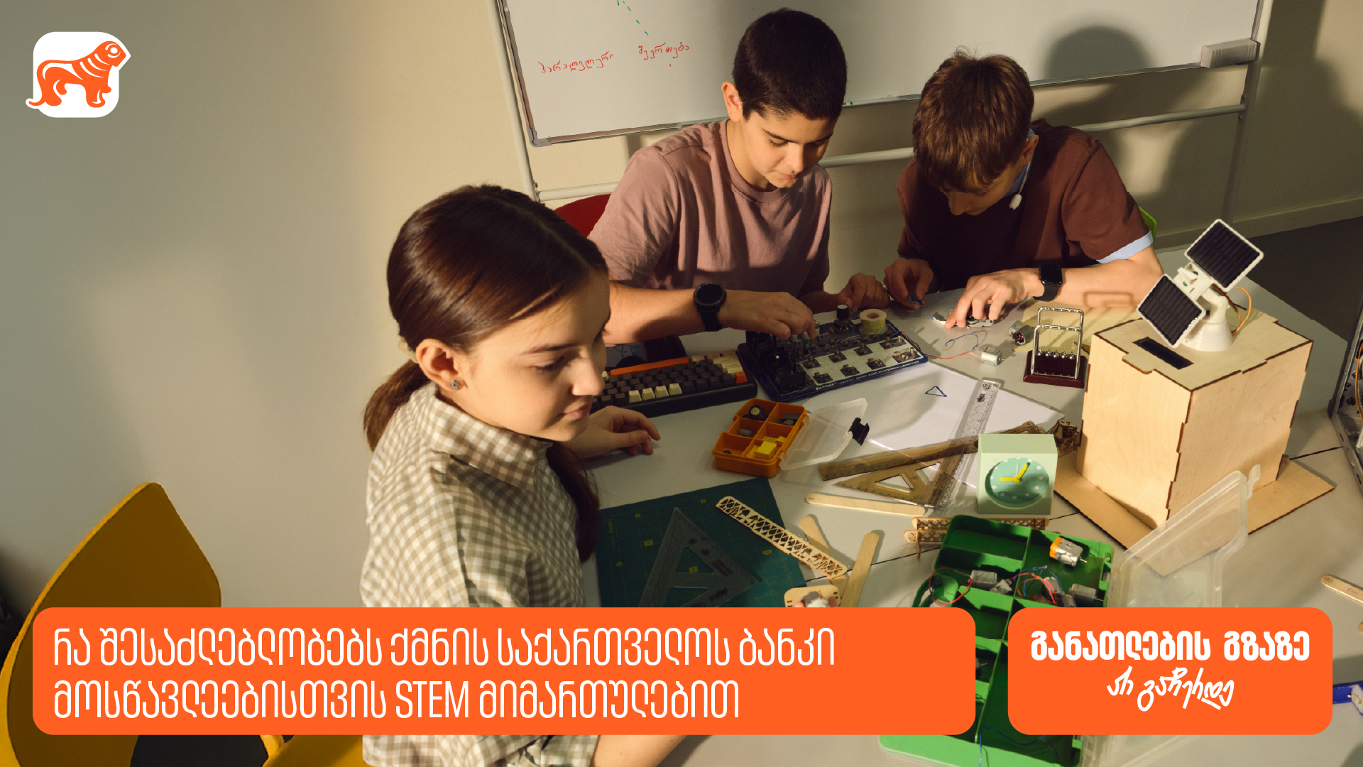 საქართველოს ბანკის წვლილი STEM განათლებაში: მომავლის ეკონომიკის საყრდენი